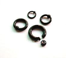 Ear Plugs Black  Ring Expander Body Piercing Jewelry 100% Guaranteed  BCR Mixed size 2024 - buy cheap