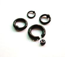 Tampões para ouvidos, expansor de anel preto, joia de piercing corporal 100% garantida, bcr de tamanho misto 2024 - compre barato