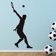Tennis Wall Sticker Window Sports Posters Vinyl Wall Decals Home Decoration Decor Mural Tennis Car Decal 2024 - buy cheap