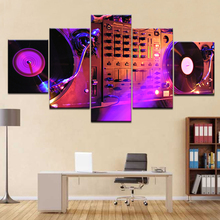 5Panel HD Printed DJ Night Club Of Mural Bar wall posters Print On Canvas Art Painting For home living room decoration 2024 - buy cheap