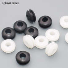 shhworldsea white color 1000pcs double size  Inner diameter 4mm white Rubber Grommets ring 2024 - buy cheap