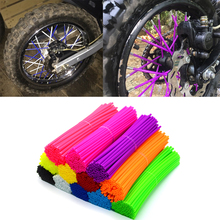 72Pcs/Pack  Motocross Rims Skins Covers Off Road Bike Guard Wraps Kit AccessoriesBike Wheel Spoke Protector Colorful 2024 - buy cheap