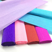 250*50cm/Roll Colored Crepe Paper Handmade Craft Paper DIY Flowers Wrapping Paper Goffer for Birthday Wedding Party Decoration 2024 - buy cheap