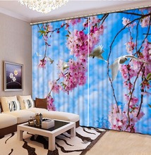 blue sky curtains Nature personality style alley photo print 3d curtain Mediterranean Garden Door curtain 2024 - buy cheap