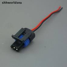 Shhworldsea 2 pin sensor de temperatura del agua del coche enchufe Auto impermeable conector hembra eléctrico interruptor de control enchufe con cable 2024 - compra barato