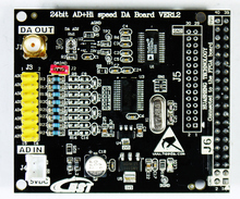 High precision 24bit AD DA 8 channel input ADS1256 AD9708 extension module FPGA control 2024 - buy cheap