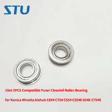 1Set 2PCS Compatible Fuser Cleaning Roller Bearing for Konica Minolta bizhub C654 C754 C554 C554E 654E C754E 2024 - buy cheap