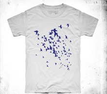 Camiseta estampada para hombre, camisa con estampado de Uomo Optical Anni 70 80 90 Birds Uccelli Why So Vintage Dk0030Atmake, de verano 2024 - compra barato