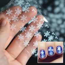 Winter Snowflake Nail Transfer Foil Christmas Nail Art Sticker Decals DIY Manicure 100cm*4cm 2024 - buy cheap