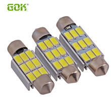 4pcs/lot festoon 36mm 39m 42mm led 9SMD 5730 5630 LED Festoon Light C5W Bulb for Interior led Dome light Reading Lights 2024 - buy cheap