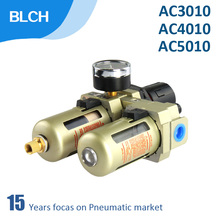 BLCH AC3010-02 1/4 "PT SMC filtro de aire de compresión procesador de fuente de gas neumático AC4010 1/2" separador de aceite-AGUA DE DOS juntas 2024 - compra barato