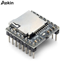 Aokin Mini MP3 Módulo Leitor de Cartão Do TF U Disk Mini MP3 Player de Áudio de Voz Módulo Board Para Arduino DF Jogar 2024 - compre barato