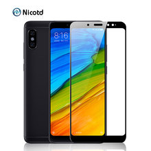 Nicotd película de vidro temperado para xiaomi redmi note 5 plus, redmi note 5 pro, película protetora de tela completa 2024 - compre barato