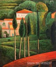 Amedeo Modigliani-pintura de paisaje del sur de Francia, lienzo artístico pintado a mano de alta calidad 2024 - compra barato