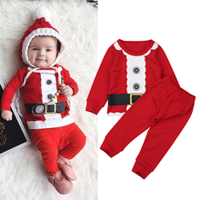 Новинка 2018, 100% хлопковая Рождественская Пижама Rorychen для мальчиков с Санта-Клаусом, детская одежда для сна, детская Ночная одежда, детская пижама 2024 - купить недорого