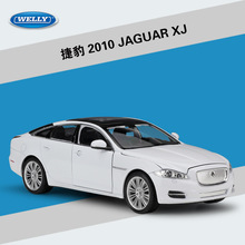 WELLY 1:24 Diecast Scale Simulation Model Car JAGUAR XJ Metal Toy Car Alloy JAGUAR Classic Car Kids Toys Gift Cars Collection 2024 - buy cheap