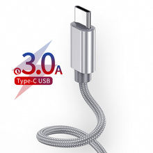 Cabo usb c para xiaomi redmi nota 7 fio USB-C tipo de carregamento rápido cabo c para samsung s9 s8 oneplus xiaomi 8 6 tipo-c cabo de telefone 2024 - compre barato