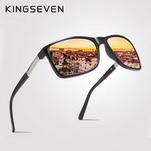 Мужские солнцезащ. Очки для вождения KINGSEVEN, черно-серые солнцезащитные очки для вождения с поляризованными линзами, лето 2019 2024 - купить недорого