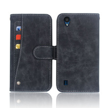 Hot! ZTE Blade A5 2019 Case High quality flip leather phone bag cover Case For ZTE Blade A5 2019 with Front slide card slot 2024 - buy cheap