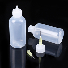 2pcs 50ml Needle Dispenser Bottle  Empty E-liquid Plastic Rosin Flux Alcohol Bottle For Dispenser Rosin Solder Flux Paste 2024 - buy cheap