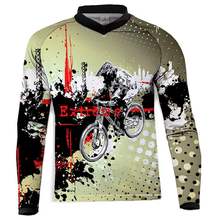 2018 motocross jersey downhill camiseta ropa mtb Long Sleeve Moto Jersey mountain bike dh shirt mx motorcycle clothing 2024 - buy cheap