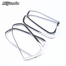 4 pieces / group ABS chrome trim doors hand-clasping decoration ring for KIA Sportage R 2011 2012 2013 2014 2015 2024 - buy cheap