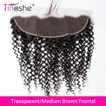 Tinashe Hair Transparent Lace Frontal Brazilian Curly Hair Lace Frontal Closure Remy Human Hair HD Swiss Lace Frontal Closure 2024 - buy cheap