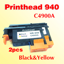 2x 940 printhead black yellow compatible for hp 940 C4900A 8000/8500w printer 2024 - buy cheap