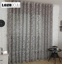 LOZUJOJU Stripe jacquard drops semi-blackout curtains for living room bedrooms windows simple design thread fabric cloth 2024 - buy cheap