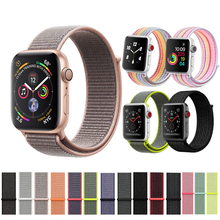 nylon sport loop strap For Apple Watch band 42mm/38mm  iWatch 3/2/1 bracelet wrist watchband accessories 2024 - buy cheap