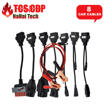 Conjunto completo de 8 cabos para ferramenta de diagnóstico automotivo, obd2, interface automática para tcs cdp tcs cdp vci multidiag mvd 2024 - compre barato