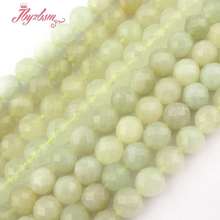 8mm Faceted Round Beads Ball Xiuyan Jades Natural Stone Beads For DIY Necklace Bracelats Earring Jewelry Making 15"Free Shipping 2024 - buy cheap