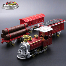 60CM Length Diecast Model Train Set, Metal Transport Vehicle, Alloy Toys For Kids As Gift With Pull Back Function/Music/Light 2024 - buy cheap