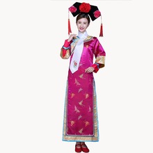 Vestido dramaturgico DE LA Dynasty Qing para mujer, traje tradicional chino de Infanta antigua, ropa Peri bata teatral Dande YZT081903 2024 - compra barato