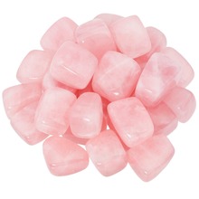 TUMBEELLUWA 1lb (460 г) розовый кварц, отполированные камни для Wicca рейки, энергетический целебный кристалл 2024 - купить недорого