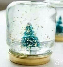 Decoración de árbol de Navidad de 2,6 pulgadas, adornos de miniárbol de 6,5 cm, regalos de color al azar, decoración artesanal para tarros 2024 - compra barato