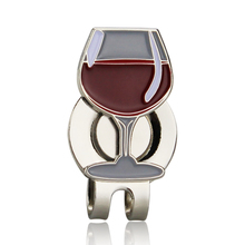 1pcs New Golf Ball Marker Wine Glass  Red Wine cup With Magnetic Hat Clip 2024 - buy cheap