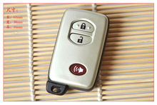 Entrada Keyless 2 + 1 Botões Cartão Inteligente Caso Remoto Chave Shell Para Toyota Crown Camry Corolla RAV4 Chave Fob cobrir 2024 - compre barato