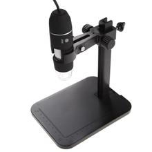 Microscópio profissional digital com led 1000x, 8 leds, 2mp, usb, com suporte de elevação 2024 - compre barato