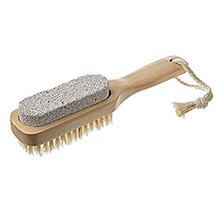 Natural Wild Boar Brush Bath Shoe Shower Brush Massager Slippers Bath Shoes Brush for Feet Pumice Stone Foot Scrubber Brushes 2024 - buy cheap