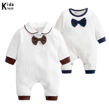 Hy070 macacão de algodão para bebês recém-nascidos, roupas infantis macias para primavera e outono para bebês meninos e meninas 2024 - compre barato