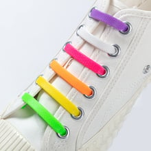 Shoelaces No Tie Silicone Shoe Laces Sneakers Unisex 16pcs/lot Special Running Elastic Shoelace Men Women Lacing Rubber 2024 - buy cheap