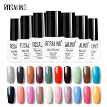 Rosalind-esmalte em gel para unhas de longa duração, 7ml, garrafa branca, arte de unha, cores puras, manicure, gel para mergulhar 2024 - compre barato