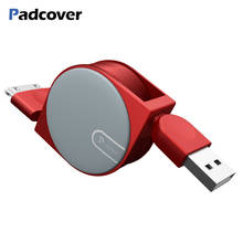 PADCOVER Usb Cable for IPhone 4S 4 Cable Retractable Charger Charging Cable 30pin for IPad 1 2 3 Cable IPod Nano Itouch Adapter 2024 - buy cheap