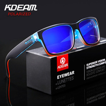 KDEAM Revamp Of Sport Men Sunglasses Polarized KDEAM Shockingly Colors Sun Glasses Outdoor Elmore Style Sunglass With Box XH1 2024 - buy cheap