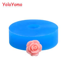 H098YL 6.9mm Mini Rose Silicone Mold - Flower Mold Cake Toppers, Fondant, DIY Biscuit Baking, Resin Fimo Clay, Gum Paste, Candy 2024 - buy cheap