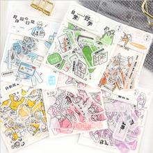 40 Pcs/Bag New Daily Life Cartoon Character mini paper sticker decoration stickers DIY diary scrapbooking planner label sticker 2024 - buy cheap