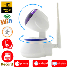 ip camera 720p HD wi-wifi cctv security system wifi home wireless micro sd card mini ipcam infrared surveillance ptz cam 2024 - buy cheap