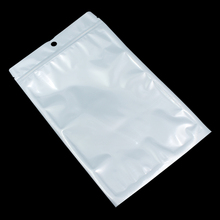 30*39 см белый/прозрачный самоблокирующийся пластиковый пакет с застежкой-молнией для розничной упаковки OPP полиэтиленовый пакет Ziplock сумка для хранения с отверстием для подвешивания 2024 - купить недорого