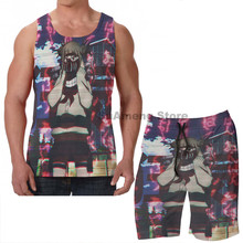 Summer Casual funny print men Tank Tops Women himiko toga  men Board beach shorts women sets fitness sleeveless vest 2024 - buy cheap